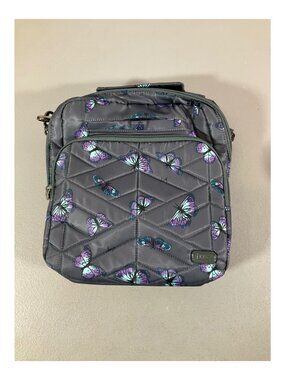 Lug Ranger 2 RFID Crossbody Bag - Medium, Grey with Top Handle and Quilted Desig